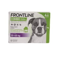 Frontline combo chien 20/40 kg les 4 pipettes de 2.68ml blisters