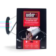 Kit cheminée d'allumage rapidfire 2 kg briquettes + cubes allume-feux