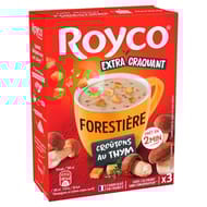 Royco soupe supreme forestier croutons au thym 3 sachets