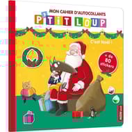 P'tit Loup mon cahier d'autocollants, C'est Noël !