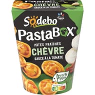 Sodebo tortellini chèvre sauce à la tomate 280g
