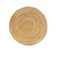 Tapis Indoor deco jute rond 80cm Agra