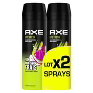 Axe deodorant bodyspray homme epic frsh 48h non-stop frais 2x200ml