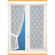 Paire de rideaux 60x120cm blanc