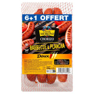 César Moroni chorizo barbecue doux 6 + 1 offert 330g