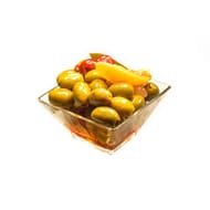 Mélange d'olives marinées aux épices tex mex