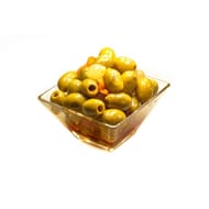 Mélange d'olives marinées aux épices tandoori