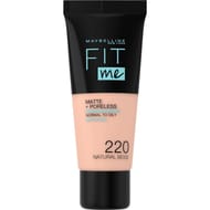 Gemey maybelline fit me matte + poreless fond de teint 220 natural beige