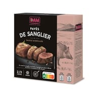 Damien De Jong pavé de sanglier sauce morilles 250g