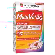 Forte pharma multivit'4G énergie comprimés x30
