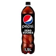 Pepsi zéro soda au cola sans sucres 1,5L