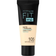 Gemey maybelline teint fit me matte et poreless fond de teint 105 natural ivory