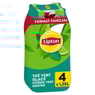 Lipton thé vert glacé citron vert menthe 4x1.25L