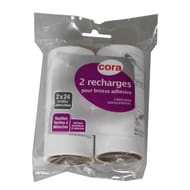 Cora 2 recharges 24 feuilles pour brosse adhésive