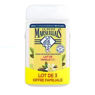 Le petit marseillais douche ed vanille bio 3x250ml
