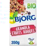 Bjorg granola fruits rouges bio 350g
