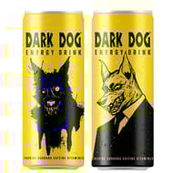 Dark Dog taurine energy drink boite 50cl