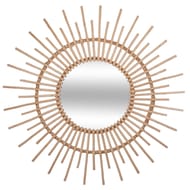 Miroir rotin diam 76cm