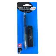 Cora - Porte-mines rechargeable + étui de 12 mines HB 0.7
