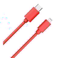 Wow câble usb c/lightning 1m 3a rouge wow WOWCBLMFIC1MR