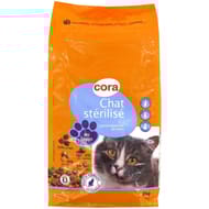 Cora croquettes chats stérilisés lapin/légumes sac 2 kg