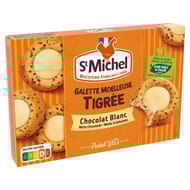 Saint michel galette moelleuse tigrée chocolat blanc 180g