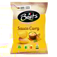 Brets chips aromatisées saveur sauce curry 125g