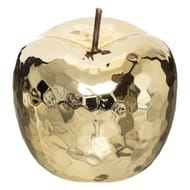 Pomme ceramique" pamela"dore h21cm