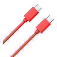 Wow câble usb c/usb c 1m 3a rouge WOWCBLCC1MR