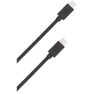 Bigben connected câble usb c/usb c 50cm noir - 100% plastique recyclé CBLCC50CMRB