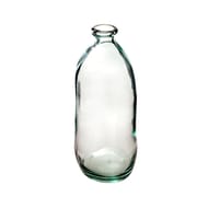 Vase "bouteille" verre recycle h51cm