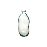 Vase "bouteille" verre recycle h35cm