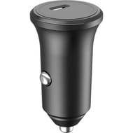 Bigben connected chargeur voiture 25w power delivery noir - 100% plastique recycle bigb