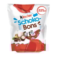 Kinder schokobons chocolat au lait  225g