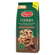 Delacre la biscuiterie cookies double chocolat 136g