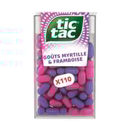 Tic tac gout myrtilles framboise myrtille 54g