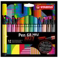 12 feutres de dessins stabilo pen 68 lax artt