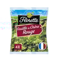 Florette salade feuille de chêne rouge sachet 150g