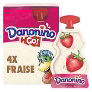 Danonino gourde fraise 4 x 70g