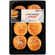 6 mini burgers de saison 240g