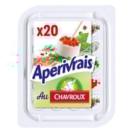 Apérivrais au chavroux tomate, mix provençal, ciboulette, thym 30%mg 100g