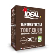 Ideal teinture tissus poudre tout en un maxi chocolat 350g