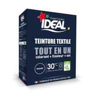 Ideal teinture tissus poudre tout en un maxi marine 350g