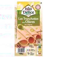 Isla Délice mortadélice volaille aux olives tranche halal 120g