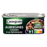 Cassegrain aubergines confites 185g 1/4