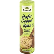 Alnatura biscuits à l'avoine fourrés noisette bio 330g