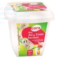 Cora dés de spécialité fromagère ail et fines herbes au lait pasteurisé 120g