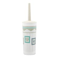 Arvix pot à balai avec brosse wc plastique imprimé live love laugh