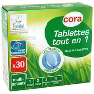 Cora tablette lave vaisselle tout en 1 ecolabel