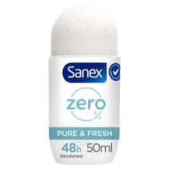 Sanex déodorant bille 0% pure & fresh 50ml